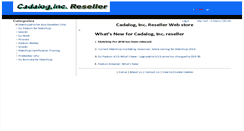 Desktop Screenshot of cadaloginc.com